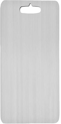 Tagliere in acciaio inox, utilizzabile su entrambi i lati, tagliere per la casa, disponibile in due misure 29 x 20 e 34 x 23 cm. (29 x 20)