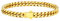 U7 Gold Armband Herren 5MM Miami Armkette Edelstahl Gliederarmband Schicke Panzerarmkette für Männer Kubanische Armbänder Schwer Cuban Link Bracelet 23cm lang Modeschmuck für Vater