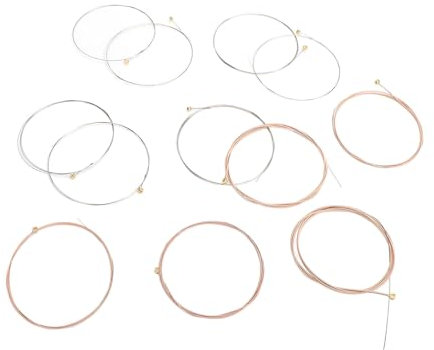 12-saitige Ersatz-Gitarrensaiten aus Phosphorbronze, PU-Beschichtung, Einzelverpackung, für Akustikgitarre mit Holzgitarrensaiten (R12)