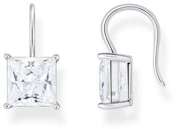 THOMAS SABO Ohrhänger mit Stein-Anhänger Recyceltes 925 Silber H2289-051-14