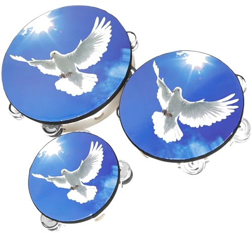 Pandereta para adultos con campanas de batería de mano, batería de metal, percusión, instrumento educativo musical para fiestas