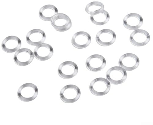Clear Plastic Rings for Curtains Cord Guides for Roman Blinds, Available in Bulk (50pcs)