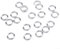 Clear Plastic Rings for Curtains Cord Guides for Roman Blinds, Available in Bulk (50pcs)