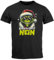 MoonWorks® Herren T-Shirt Weihnachten Anti Weihnachtsshirt Grinch Nein Weihnachtsoutfit Männer Lustig schwarz 5XL