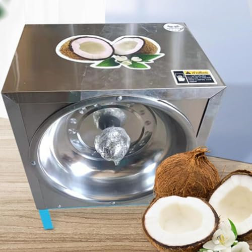 ZHPPED Coconut Grater Scraper Shredder, 300W Commercial Electric Coconut Grater 50-60pcs/hour, Coconut Plup Planer for Coconut Processing Store, Bakery, Restaurant, Dessert Shop