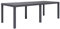 Myheimly Gartentisch Kunststoff Rattan-Optik Balkontisch Terassentisch Tisch Braun,220 x 90 x 72 cm