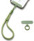 MORSUNBELA Cuerda para movil, Cordon para Móvil, Cadena de Teléfono Móvil, Cordón para Móvil Ajustable, Cordón de Correa de Muñeca - Verde