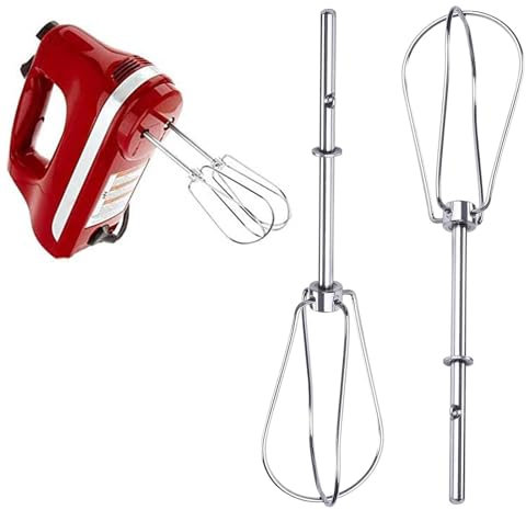 Lot de 2 fouets pour batteur à main, fouet de rechange pour battre, batteur à main, batteur à main, batteur de rechange, batteur à main, batteur à main, batteur à main sans fil