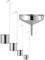 HOLIDYOYO 1juego Embudo De Cocina De Inoxidable Con Cucharas De Servir y Dosificadores Utensilio Práctico Para Verter Vino y Salsas La Cocina y Embudo