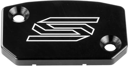 SCAR Vorderer Bremsbehälterdeckel kompatibel mit 125 150 250 300 350 450 SHERCO BREMBO SE SEF 10-26 KTM SX SXF EXC EXCF XC F XCW XCFW 05-26 HUSQ TE FE TC FC TX FX 14-26 - Schwarz