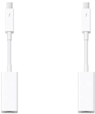 JJKSKV Thunderbolt 2 To FireWire 800 Adapter, Compatible With 1394B Devices For Mac With Port USB Interface Connection Cabl E Data Transmission+wired Network(2pcs)
