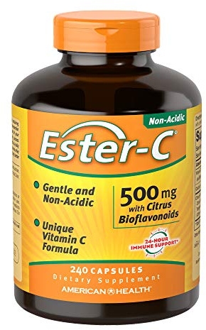 American Health Ester-Vitamin C with Citrus Bioflavonoids 500 Milligrams 240 Capsules