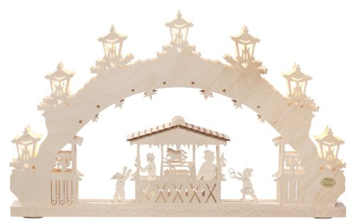 Saico LB1150 3D-Lichterbogen Weihnachtsmarkt