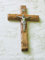 Odeh Wood Wandkreuz Kruzifix Olivenholz Olivenholz Bethlehem Heiliges Land Jerusalem 25,4 cm