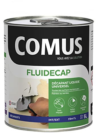 FLUIDECAP 5L - Décapant liquide. pour lasures. vernis et peintures - COMUS