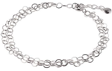 Ernstes Design Armband für Damen 2-fach Edelstahl 18 - 21 cm 8,00 mm breit A509