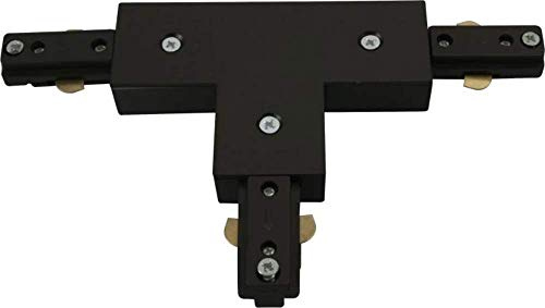 Connecteur en T noir 230 V.