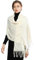 RIIQIICHY Ladies Ivory Scarf Cream Pashmina Shawls and Wraps for Women Wedding Evening Dress Bridesmaid Gifts