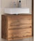 Waschbeckenunterschrank Badschrank Unterschrank Schrank Badmöbel Baabe I Wotan Eiche