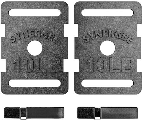 Synergee Cast Iron 20lb Ruck Weight - Weighted Weights for Rucking - Cardio, Strength, and Endurance Training.