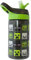 Minecraft Atlantic All Mob Heads Gourde en plastique écologique sans BPA avec paille amovible, anti-déversement, cadeau parfait pour les fans de 450 ml