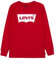 Levi's Boys Lvb L/S Batwing Tee Longsleeve T-Shirt, Red, 12 Years UK