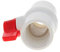 Othmro 1 Stück 4 cm OD Kunststoff Inline Absperrkugelhahn, 1 Zoll Gewinde Anschluss Kupplung Schläuche & Schlauch & Rohr Verwendung Quick Connect Armaturen für Wasserreiniger Gartenschlauch Wasser