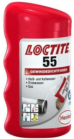 Fil d'étanchéité pour filetage Loctite 55 (1 x), joint fileté