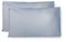 FARFALLAROSSA Kissenbezug 50x80 cm 2er Set - 100% Baumwolle, Superweicher Premium Jersey Kopfkissenbezug, Schlicht und edel im Design, Made in Italy - Hellblau
