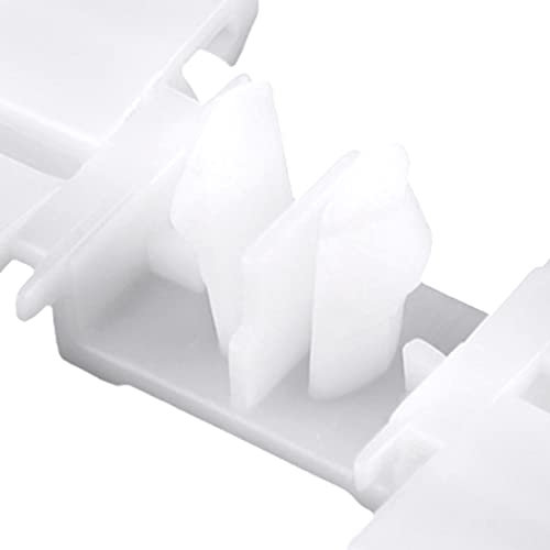 Ymiko Clips de Garniture de Moulure de Porte de Voiture Attaches de Retenue, 50 Pièces en Plastique Blanc Clips de Garniture de Moulure de Porte de Voiture Attaches de Retenue pour Série 3 E36 E46