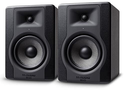 M-AUDIO BX5 D3 - Cassa Monitor da Studio Attiva da 100 W con Woofer da 5 e Controllo Acoustic Space, Riferimento per Produzione Musicale e Mixaggio