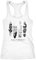 Neverless® Damen Tank-Top Surfboard California Surfing Kalifornien Surf Print Aufdruck Racerback weiß XS