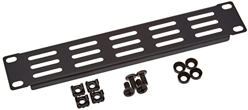 Delock 10″ Netzwerkschrank Panel mit Lüftungsschlitzen horizontal 1 HE schwarz