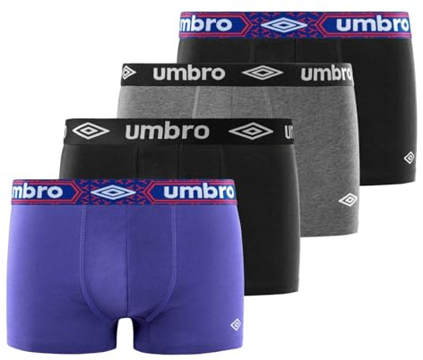 Umbro Herren Umbro Boxer Umb/1/Bcx4 Retroshorts (4er Pack)