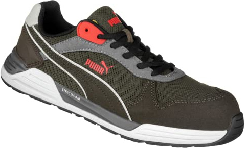 PUMA Safety Frontside Low Work Shoe Safety Shoe S1P ESD HRO SRC fibreglass Cap Penetration Protection Non-Slip Heat-Resistant Metal-Free Men