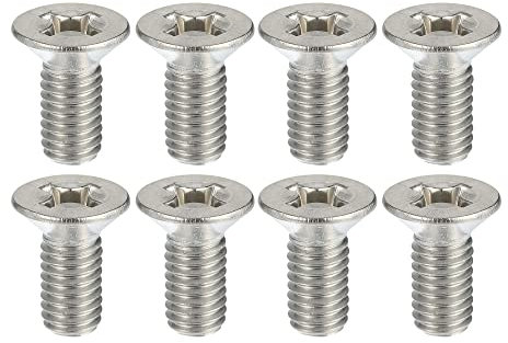 X AUTOHAUX 8pcs Brake Disc Rotor Screws Bolts Kit 93600-06014-0H for Honda