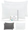 Barbons Kissenbezug 50x70 Weiss 2er Set – 165 g/m² Oeko-TEX Zertifiziert Kopfkissenbezug 100% Jersey Baumwolle weiche Kissenbezüge Kissenhülle mit Reißverschluss (50x70-Weiss)