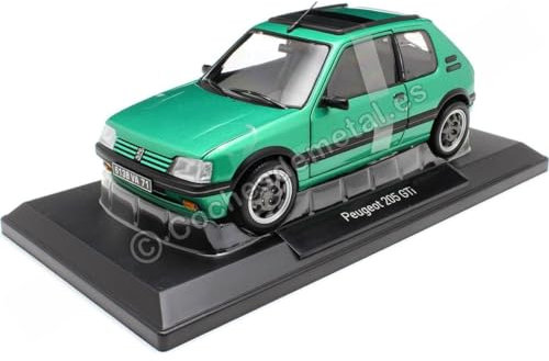 NOREV Peugeot 205 GTI Griffe avec Toit vitré 1991 Vert 1/18