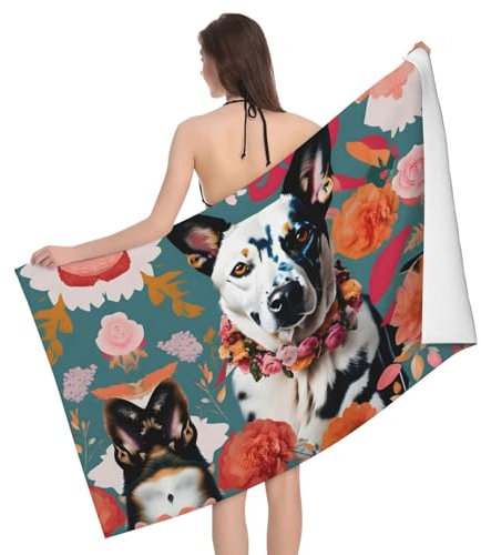 SSIMOO Toalla de baño de microfibra de lujo para baño, piscina, playa y uso al aire libre