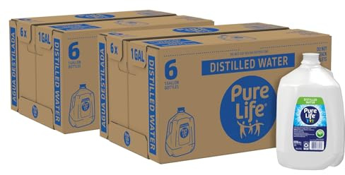 CAMEO Pure Life Destilliertes Wasser, 3,5 l, Kunststoff-Flaschenwasser, 12 Flaschen à 3,5 l