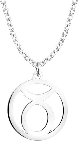 Sofia Milani - Damen Halskette 925 Silber - Stier Sternzeichen Anhänger - N0722
