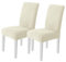 Ystyle Stretch Stuhlhussen 2er Set, Stuhlbezug Elastischer, Hussen Für Stühle Abnehmbarer Waschbarer, Universal Stuhlbezüge, Für Hotel Bankett Küche Restaurant Hochzeit Party, Beige