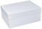 LARRYROO Oblong Cake Box, 6 Inches High White Rectangle Container For Cake, Tray Bake & Cupcake Display in Range of Sizes (12 x 9)