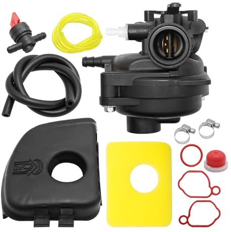 Kurihina Compatible avec le carburateur 140cc 595656 pour moteur 21 Mtd Murray M20300 500E pour moteur vertical BS 300E 450E 08P502 8P502, 799583 593261 591979 Carb