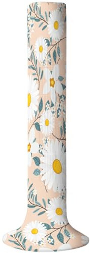 CREATCABIN Tower Fan Dust Cover Vertical Fan Cover Dustproof Protective Floor Standing Fan Cover Flower Yellow Household Tower Fan Cloth Cover Washable for Tower Sleeve Fan Decoration 24x49Inch