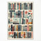 BTNXWL Kunstdruck auf Leinwand mit Vintage-Blumenbüchern, ungerahmt, 30,5 x 40,6 cm