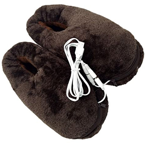 COLLBATH Elektrische Fußwärmer Für Innenbereich Usb Heizschuhe Schnelles Aufwärmen Winterzubehör Bequeme Materialien Langlebig Sicher Und