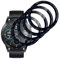 Jinshiweikai 4 Pièces Films de Protection d'écran pour Honor Magic Watch 2 46mm,Couverture complète Film Fin Composite HD,Non verre,Flexion Libre,Compatible Honor Magic Watch 2 46mm