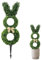 Generisch Formschnitt-Häschen, Künstliche Hasenform Topiary Baum, Imitation Evergreen Strauch Pflanze Mit Boden Spike Für Garten, Dekorative Osterhase Topiaries Pflanze Für Indoor Outdoor