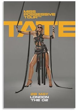 Yeaguo Tate Poster McRae Musik-Sänger-Konzerte, Poster, Musikposter für Zimmer, ästhetische Leinwand, Wandkunst, Schlafzimmerdekoration, 30 x 45 cm